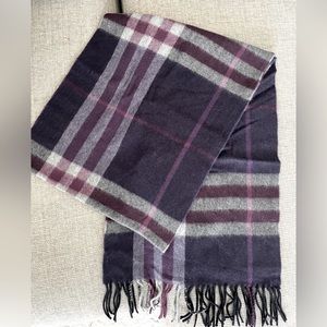 Burberry Check Cashmere Scarf